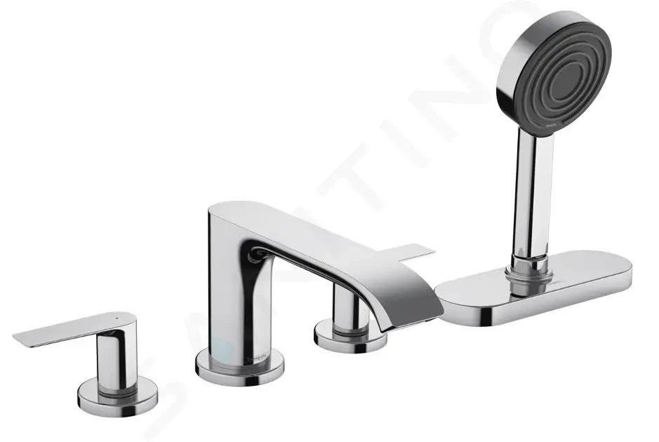 HANSGROHE Vivenis Baterie na okraj vany, 4-otvorová instalace, sBox, chrom 75444000