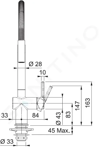 FRANKE Active Dřezová baterie FN 3407.901, s flexibilním ramenem, matná černá 115.0653.409