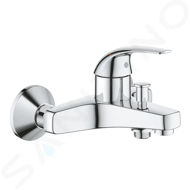 GROHE BauCurve Vanová baterie, chrom 23599000