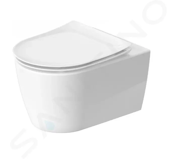 DURAVIT Soleil by Starck Závěsné WC se sedátkem SoftClose, Rimless, HygieneFlush, HygieneGlaze, bílá 45910920A1