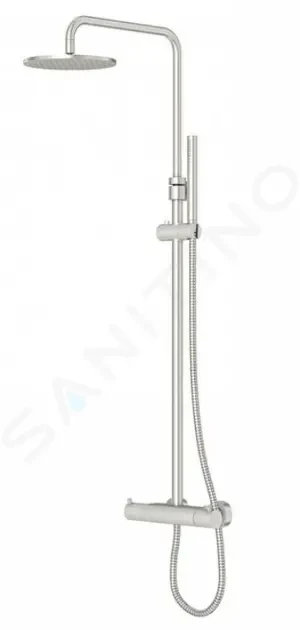 STEINBERG 100 Sprchový set s termostatem, průměr 200 mm, kartáčovaný nikl 100 2721 BN