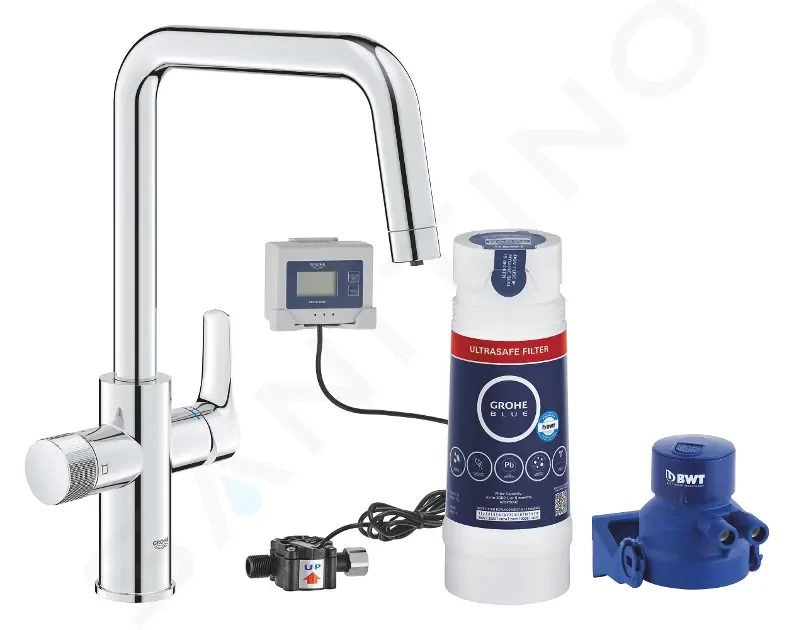 GROHE Blue Pure Set dřezové baterie Start s filtrací Ultrasafe, chrom 30594000