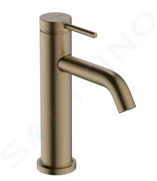 HANSGROHE Tecturis S Umyvadlová baterie s výpustí, CoolStart, EcoSmart, kartáčovaný bronz 73314140