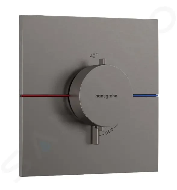 HANSGROHE ShowerSelect Comfort Termostatická baterie pod omítku, kartáčovaný černý chrom 15574340