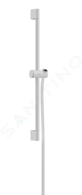 HANSGROHE Unica Sprchová tyč 67 cm, se sprchovou hadicí, matná bílá 24400700