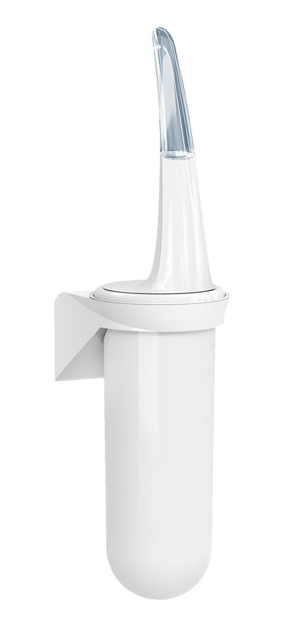 SAPHO SKIN WC štětka závěsná, ABS, bílá A92901