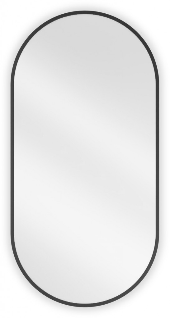 MEXEN Loft zrcadlo 90 x 45 cm, černý rám 9851-090-045-000-70
