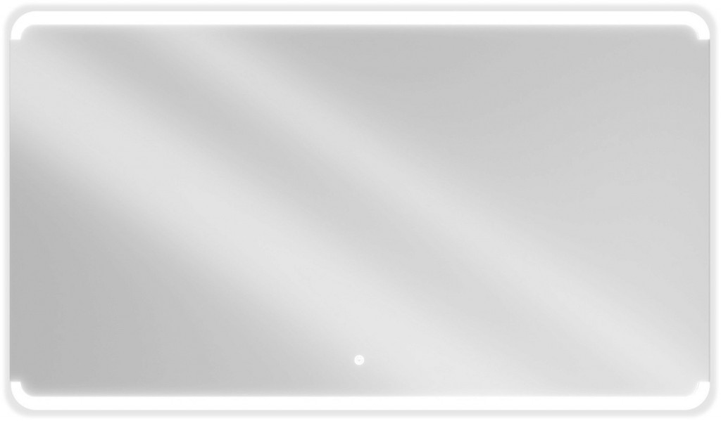 MEXEN Nida zrcadlo s osvětlením 140 x 80 cm, LED 600 9806-140-080-611-00