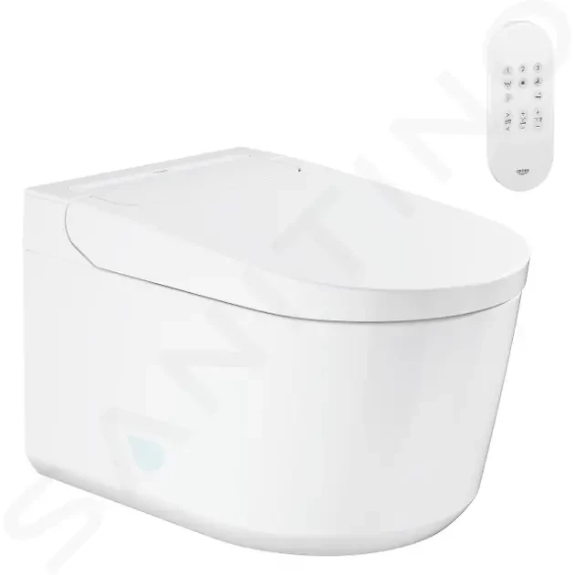 GROHE Senesia Elektronický bidet s keramikou, Rimless, Triple Vortex, HyperClean, alpská bílá 36507SH0