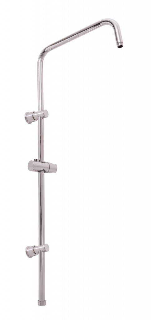 SLEZAK-RAV Sprchová tyč k bateriím s hlavovou a ruční sprchou, Barva: chrom MD0763