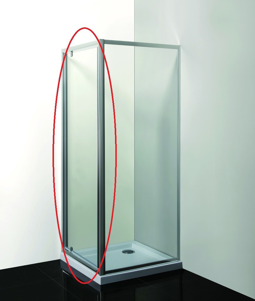 HOPA Sprchové dveře do niky SMART ALARO Barva rámu Chrom/Leštěný hliník (ALU), Rozměr A 70 cm, Směr zavírání Univerzální Levé / Pravé, Výplň Čiré bezpečnostní sklo 6 mm OLBALA70CCB