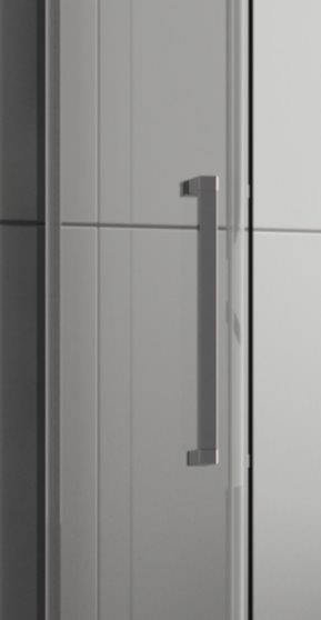 HOPA Sprchové dveře URBAN ESSENCE N1FS Barva rámu Hliník ossidato, Rozměr A 150 cm, Směr zavírání Pravé (DX), Výplň Čiré bezpečnostní sklo 6 mm BEN15DXA1