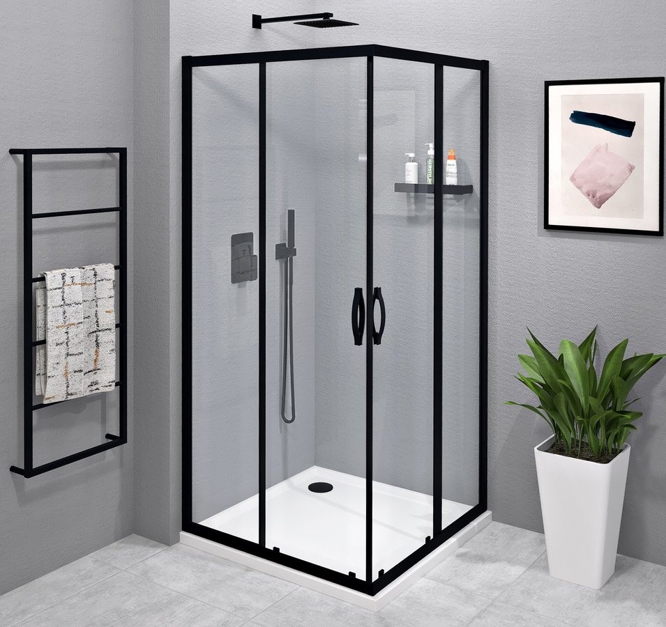 GELCO SIGMA SIMPLY BLACK Čtvercový sprchový kout 900x900 čiré sklo, GS2190B-GS2190B GS2190B-GS2190B