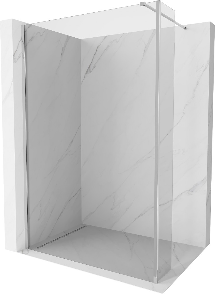MEXEN/S Kioto Sprchová zástěna WALK-IN 170 x 30 cm, transparent, chrom 800-170-212-01-00-030