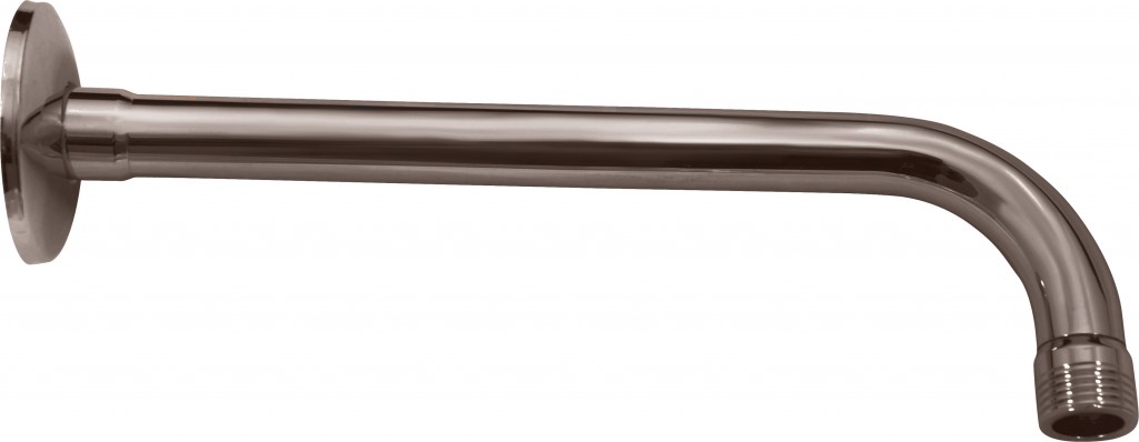 SLEZAK-RAV Držák boční pro hlavovou sprchu 40 cm metal grey lesklá, Barva: METAL GREY lesklá, Povrchová úprava: PVD MD0150MGL