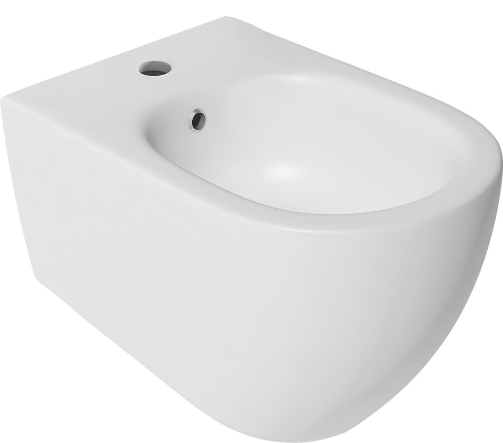 ISVEA INFINITY bidet závěsný, 36,5x53cm, bílá mat 10NF41001-2L