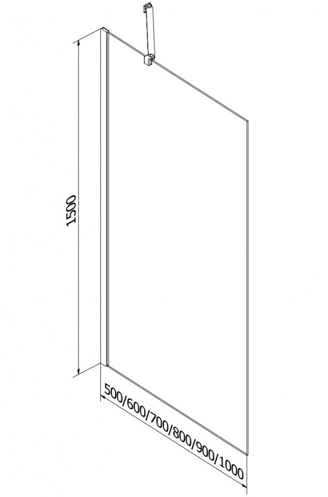 MEXEN/S Vega obdélníková vana 160 x 70 cm s panelem + vanová zástěna 70 cm, černá vzor 550116070X9507007077