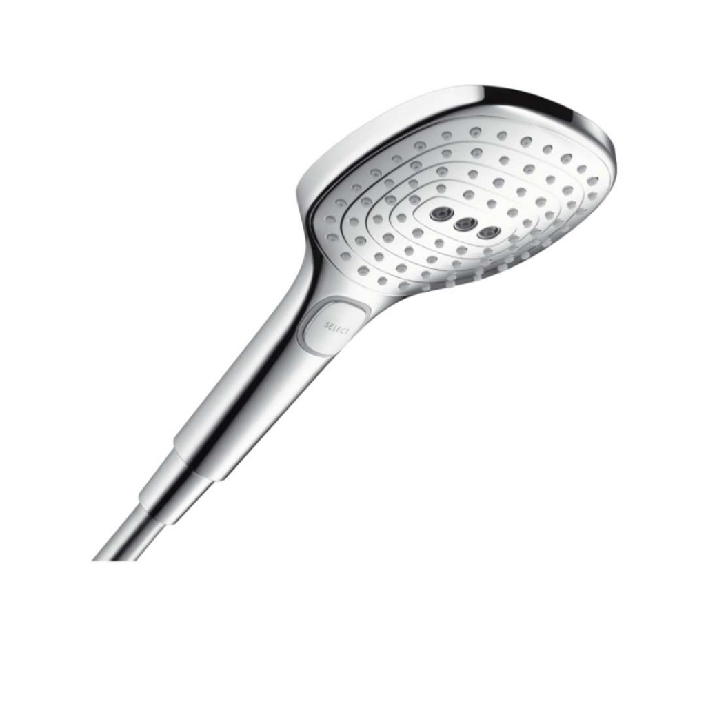 HANSGROHE Raindance Select E Sprchová hlavice 120, 3 proudy, EcoSmart 9 l/min, chrom 26521000