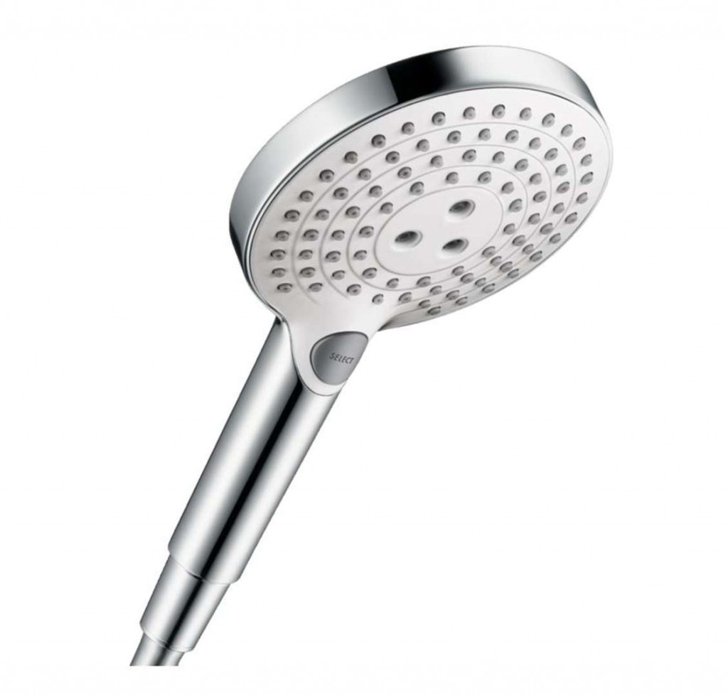 HANSGROHE Raindance Select S Sprchová hlavice 120, 3 proudy, bílá/chrom 26530400