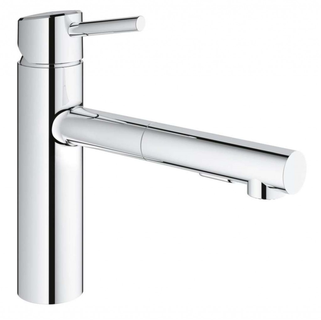 GROHE Concetto Dřezová baterie s výsuvnou sprškou, chrom 30273001