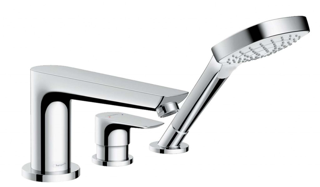 HANSGROHE Talis E Baterie na okraj vany, 3-otvorová instalace, chrom 71731000