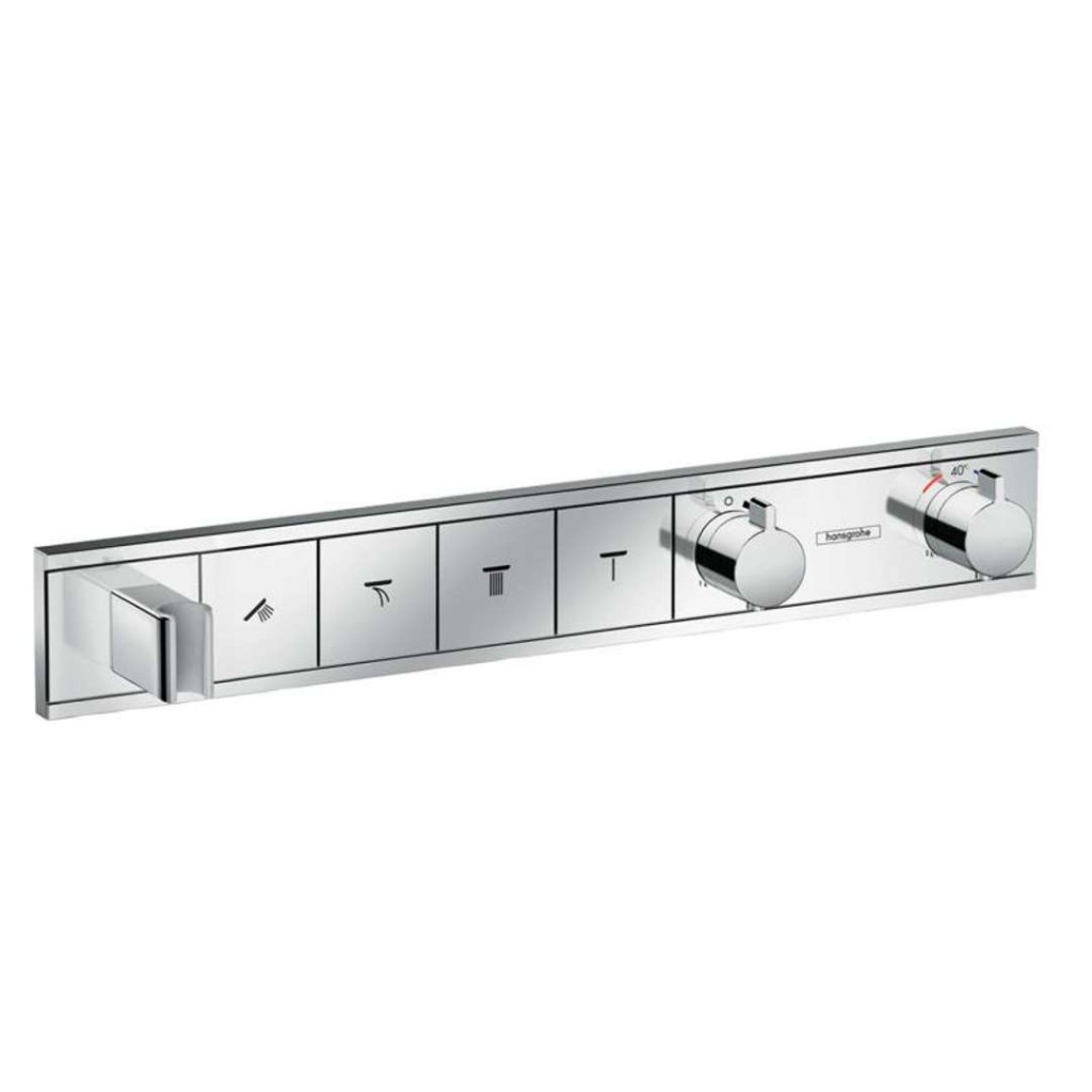 HANSGROHE RainSelect Baterie pod omítku pro 4 spotřebiče, chrom 15357000