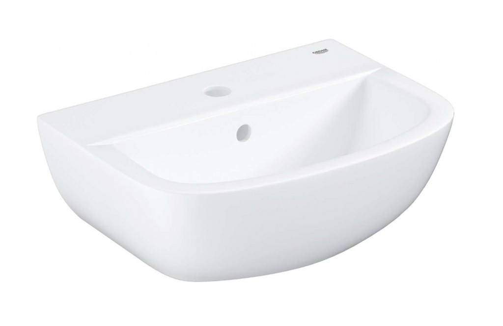 GROHE Bau Ceramic Umývátko 45x35 cm, s přepadem, 1 otvor pro baterii, alpská bílá 39424000