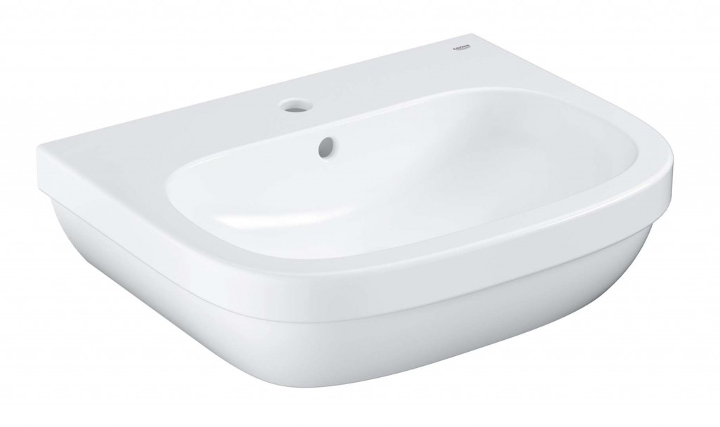 GROHE Euro Ceramic Umyvadlo s přepadem, 60x48 cm, alpská bílá 39335000