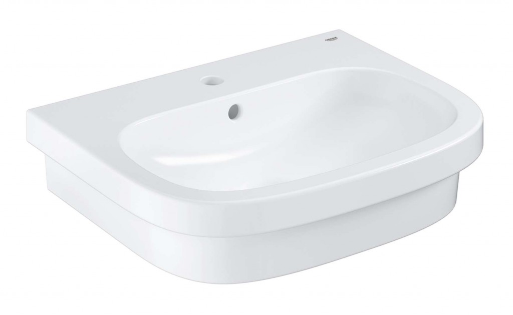 GROHE Euro Ceramic Umyvadlo s přepadem, 60x48 cm, alpská bílá 39337000