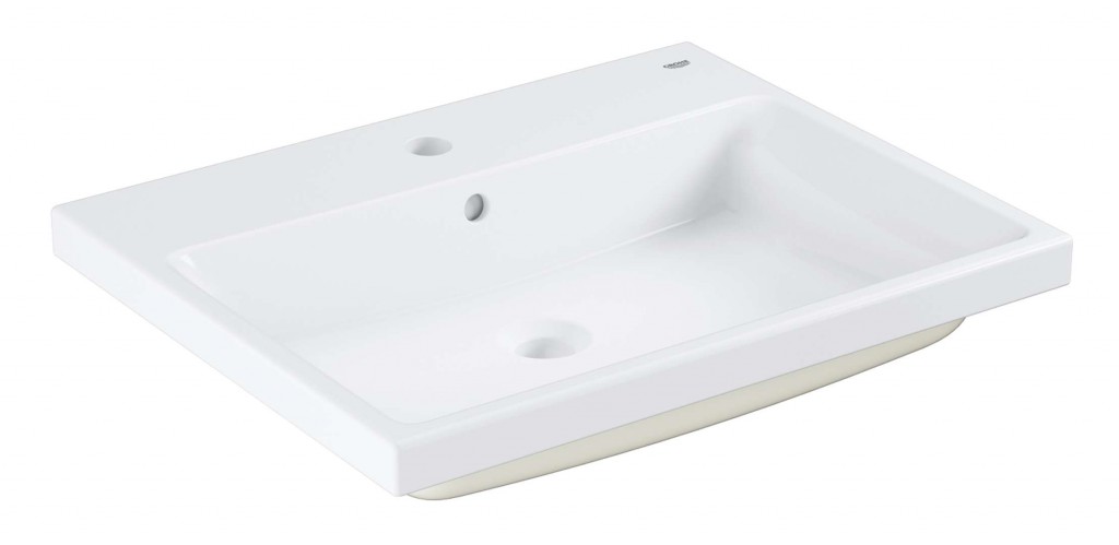 GROHE Cube Ceramic Umyvadlo zápustné, 61x49 cm, PureGuard, alpská bílá 3947900H