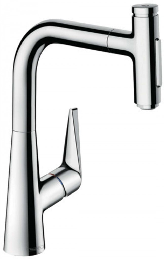 HANSGROHE Talis Select M51 Dřezová baterie M5117-H220 s výsuvnou sprškou, sBOX, chrom 73868000