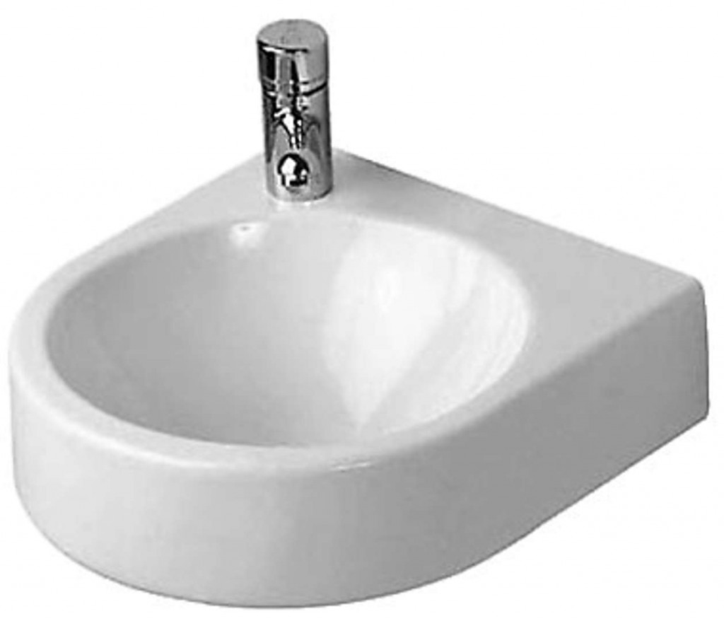 DURAVIT Architec Umývátko 36x38 cm, bez přepadu, s otvorem pro baterii vlevo, bílá 0766350009