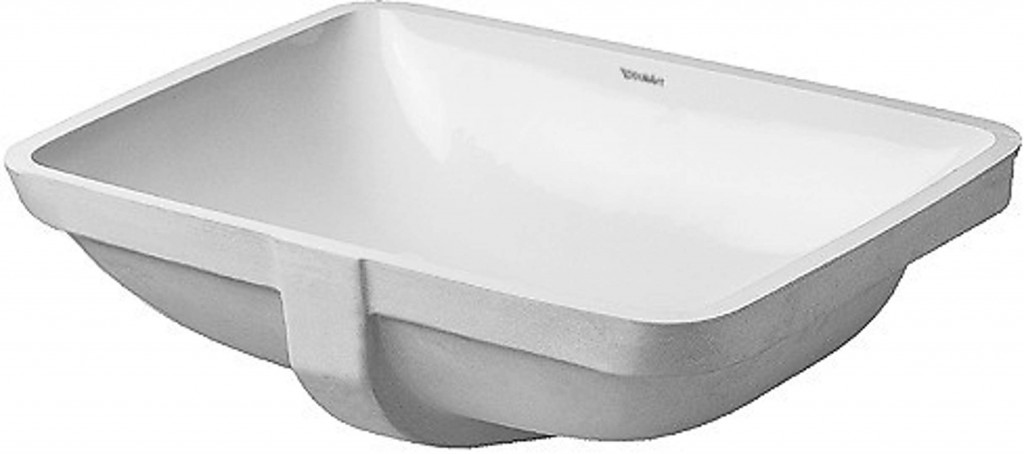 DURAVIT Starck 3 Umyvadlo zápustné 49x37 cm, bez otvoru pro baterii, bílá 0305490000