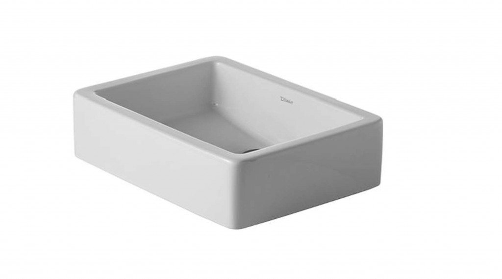 DURAVIT Vero Umyvadlo na desku, 50x38 cm, bez přepadu, bílá 0455500000