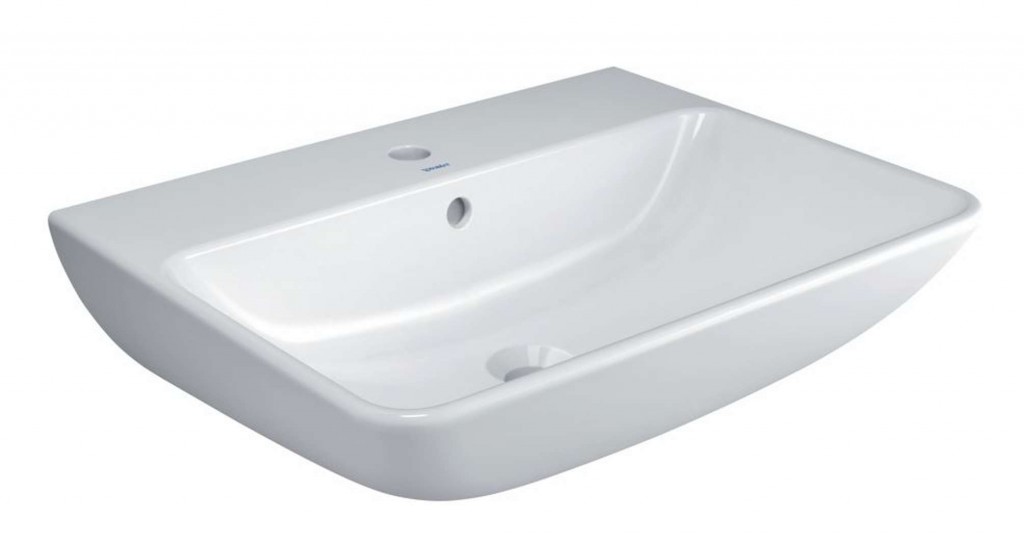 DURAVIT ME by Starck Umyvadlo 60x46 cm, s přepadem, s otvorem pro baterii, bílá 2335600000