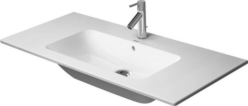 DURAVIT ME by Starck Umyvadlo nábytkové 103x49 cm, s přepadem, s otvorem pro baterii, bílá 2336100000