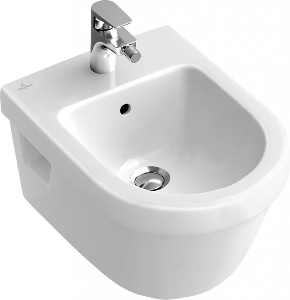 VILLEROY & BOCH Architectura Závěsný bidet s přepadem, alpská bílá 54840001