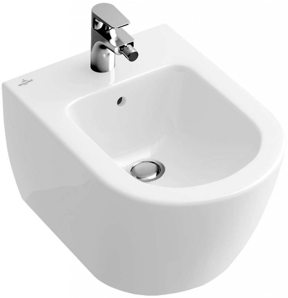 VILLEROY & BOCH Subway 2.0 Závěsný bidet s přepadem, 375x565 mm, alpská bílá 54000001