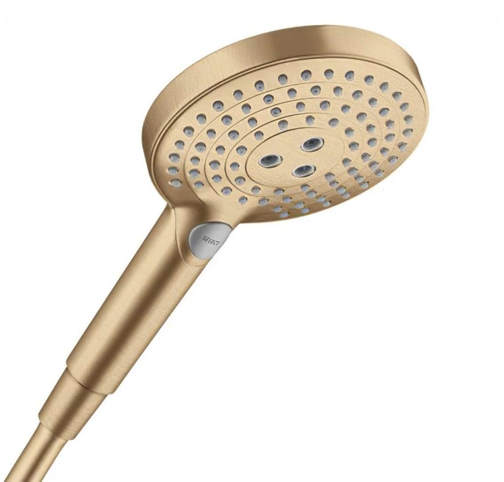 HANSGROHE Raindance Select S Sprchová hlavice 120, 3 proudy, EcoSmart, kartáčovaný bronz 26531140