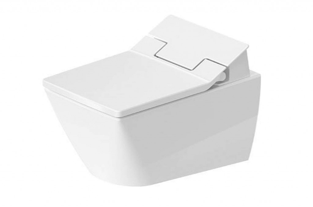 DURAVIT Viu Závěsné WC pro bidetové sedátko SensoWash, Rimless, DuraFix, bílá 2511590000