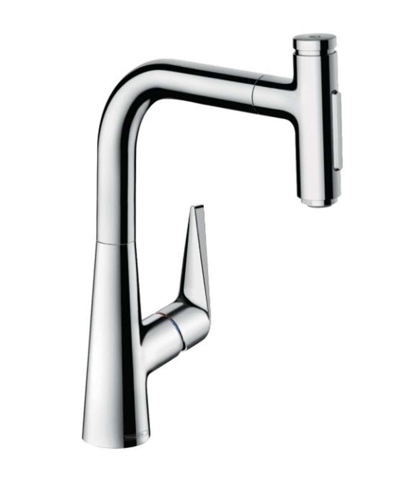 HANSGROHE Talis Select M51 Dřezová baterie s výsuvnou sprškou, chrom 72824000