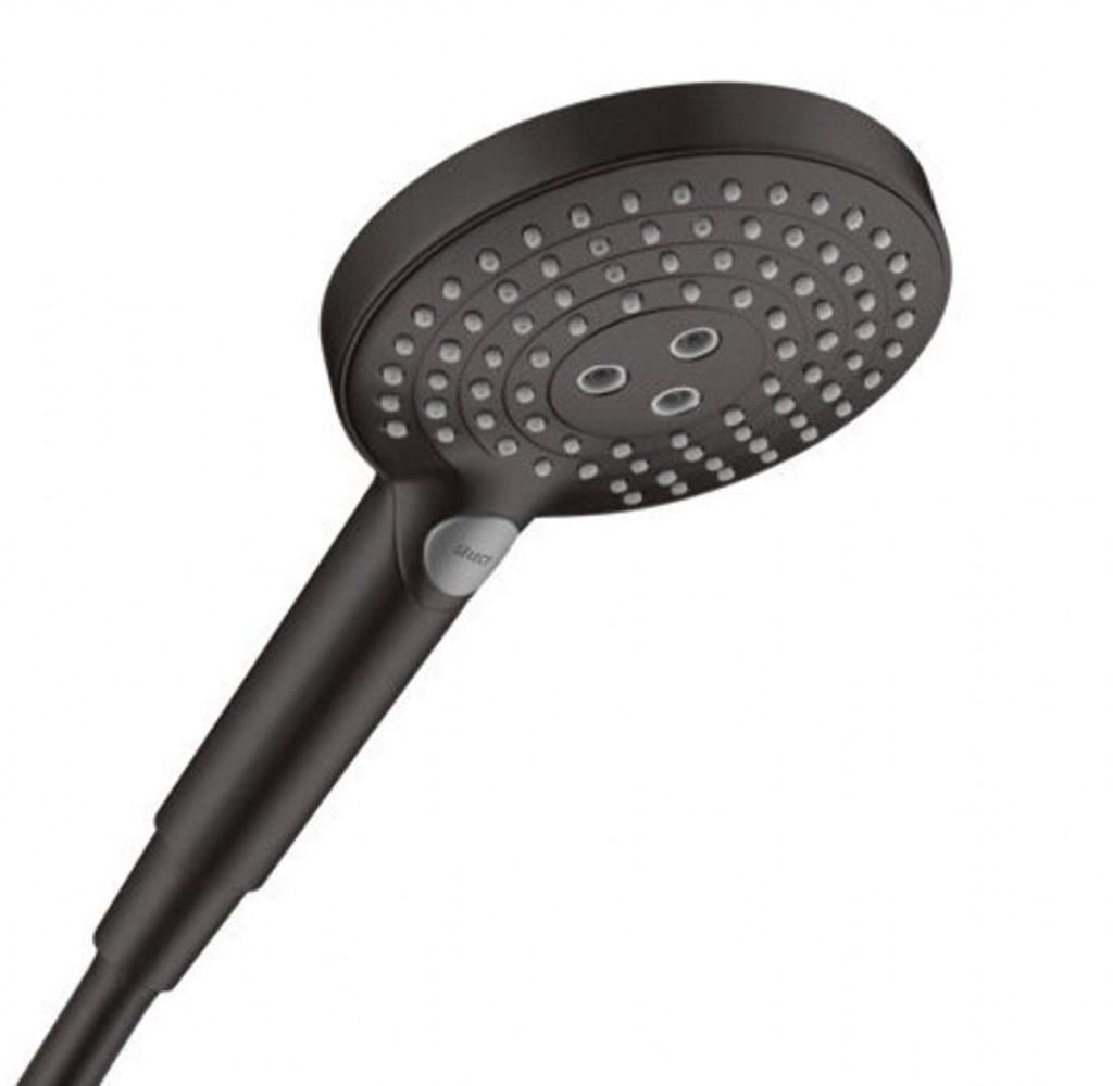 HANSGROHE Raindance Select S Sprchová hlavice 120, 3 proudy, EcoSmart, matná černá 26531670