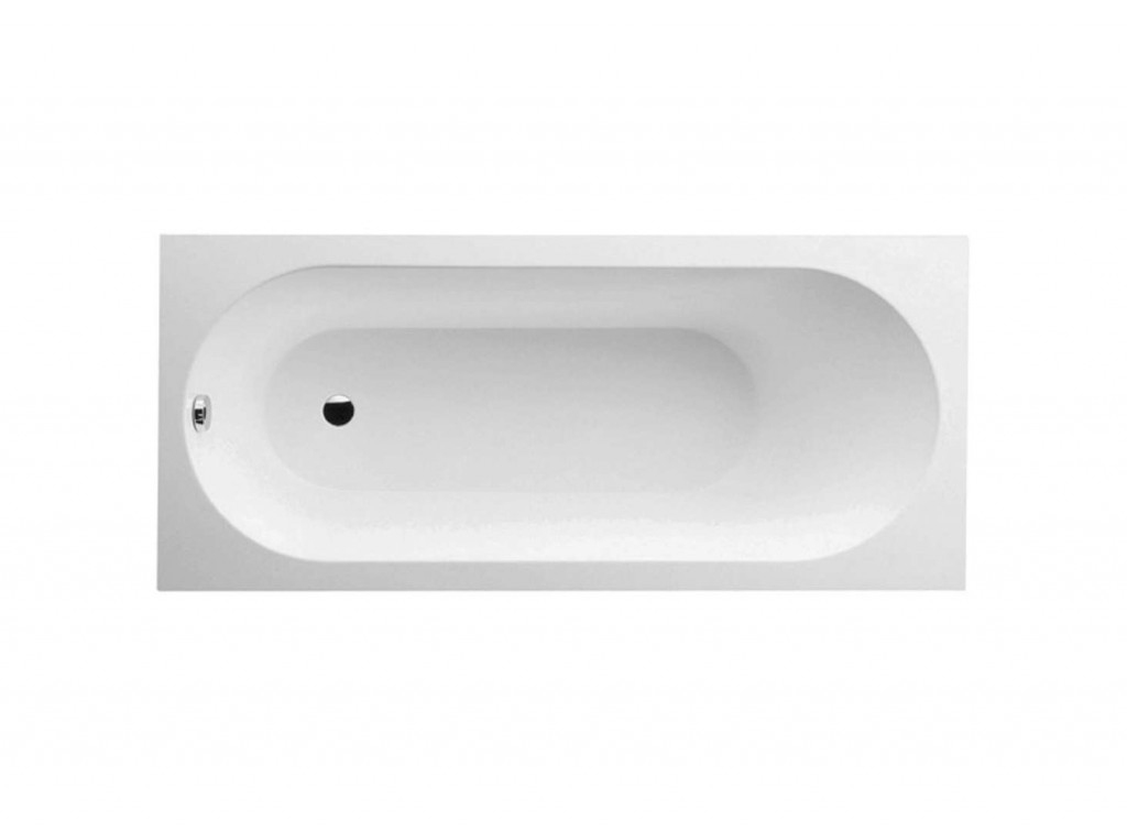 VILLEROY & BOCH Oberon Vana Solo 180x80x47 cm, Quaryl, bílá UBQ180OBE2V-01