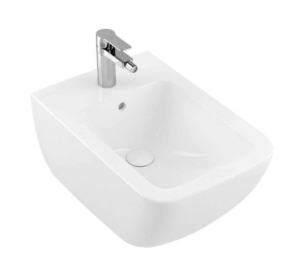 VILLEROY & BOCH Venticello Závěsný bidet, s 1 otvorem pro baterii, alpská bílá 44110001