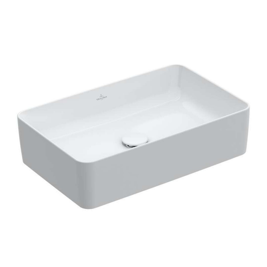 VILLEROY & BOCH Collaro Umyvadlo na desku, 56x36 cm, alpská bílá 4A205601