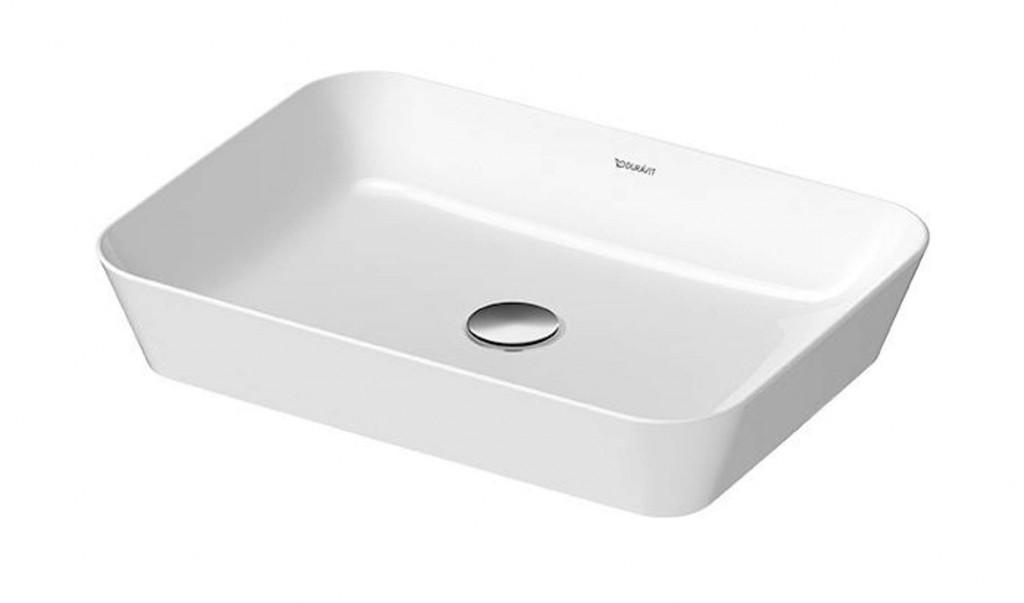 DURAVIT Cape Cod Umyvadlová mísa 55x40 cm, DuraCeram, s WonderGliss, bílá 23475500001