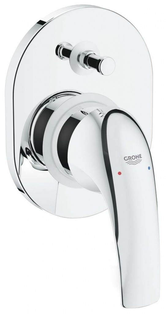 GROHE BauCurve Vanová baterie pod omítku, s tělesem, chrom 29043000