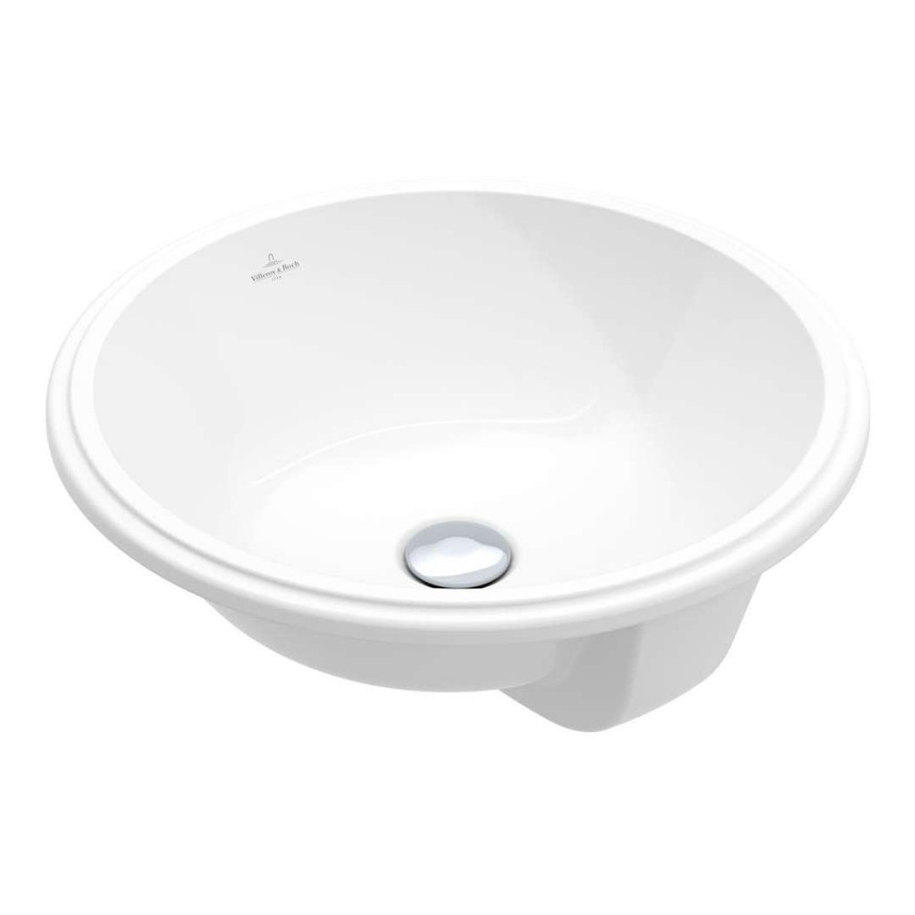 VILLEROY & BOCH Architectura Vestavné umyvadlo, průměr 40 cm, s přepadem, alpská bílá 5A754501