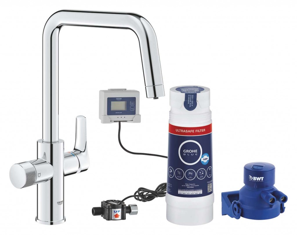 GROHE Blue Pure Set dřezové baterie Start s filtrací Ultrasafe, chrom 30594000