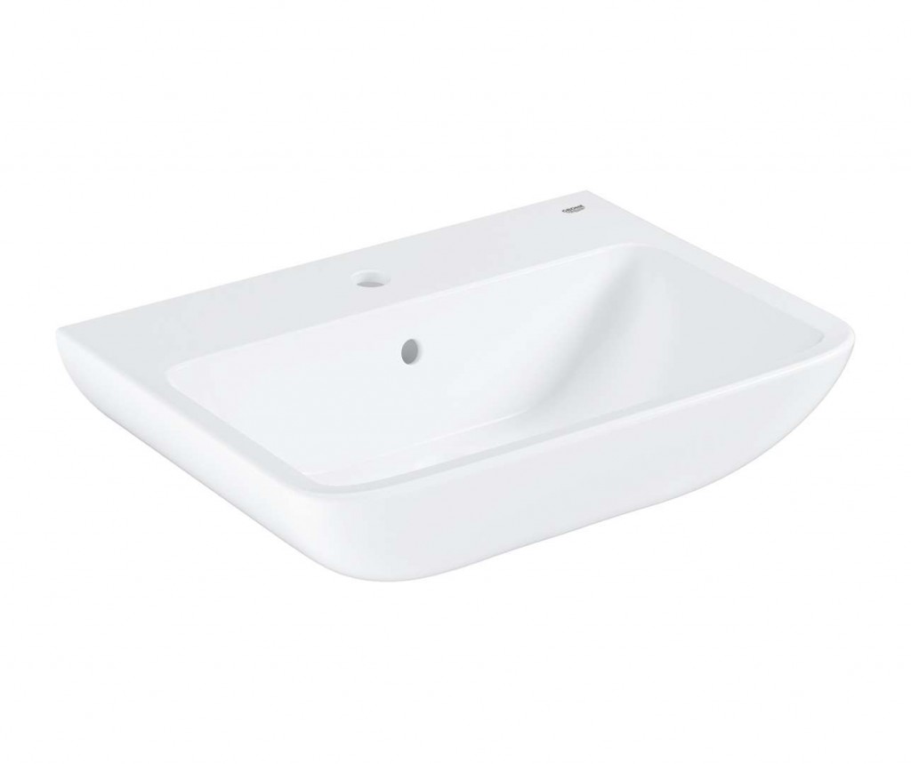 GROHE Start Edge Umyvadlo 60x45 cm, s přepadem, otvor pro baterii, alpská bílá 39950000